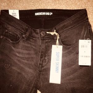 American rag coJeans skinny leg size 5 grey